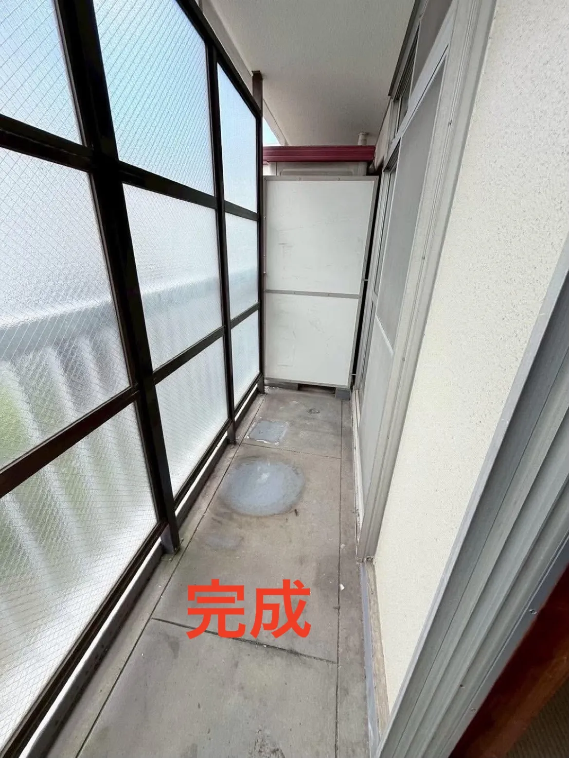 ベランダ（作業後）